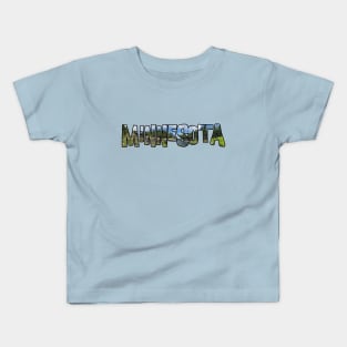 Minnesota (St. Louis River & Munger Trail) Kids T-Shirt